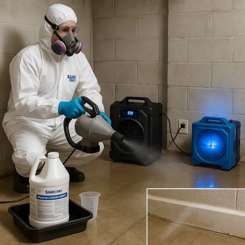 Sanitization and Odor Removal process in Hodgdon, ME